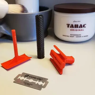 Dao cạo an toàn ba mảnh DE Safety Razor v2