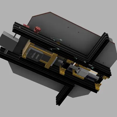 Bàn đạp phanh chủ động kiểu Simucube cho mô phỏng đua xe