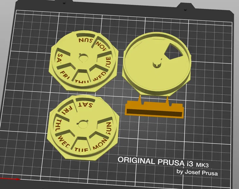 Hộp thuốc uống hàng ngày cho mỗi ngày trong tuần - Image 1