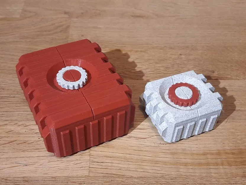 Hộp Vault (in ấn tại chỗ) với đai ốc khóa, nhiều kích cỡ khác nhau - Image 1