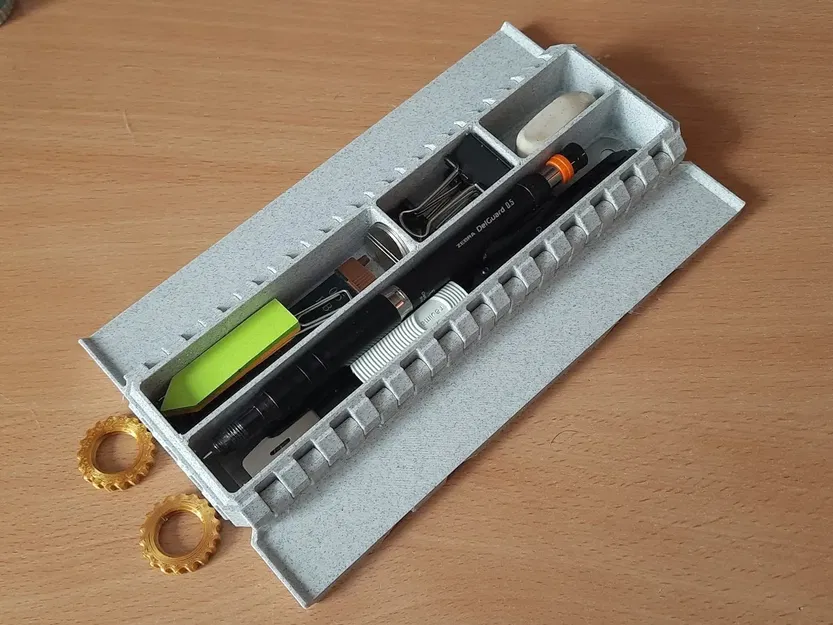 Hộp bút thiết kế bảo vệ chắc chắn với khóa an toàn - Image 2