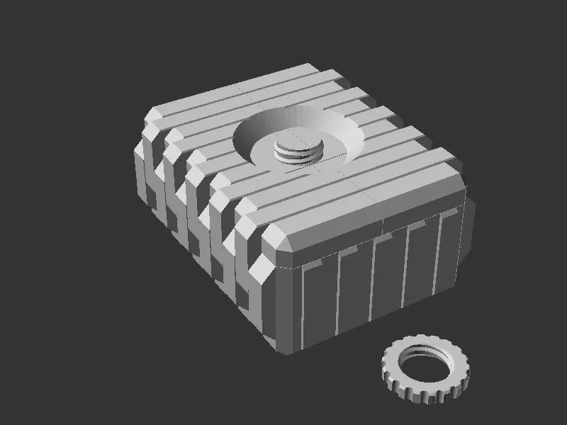 Hộp Vault (in ấn tại chỗ) với đai ốc khóa, nhiều kích cỡ khác nhau - Image 5