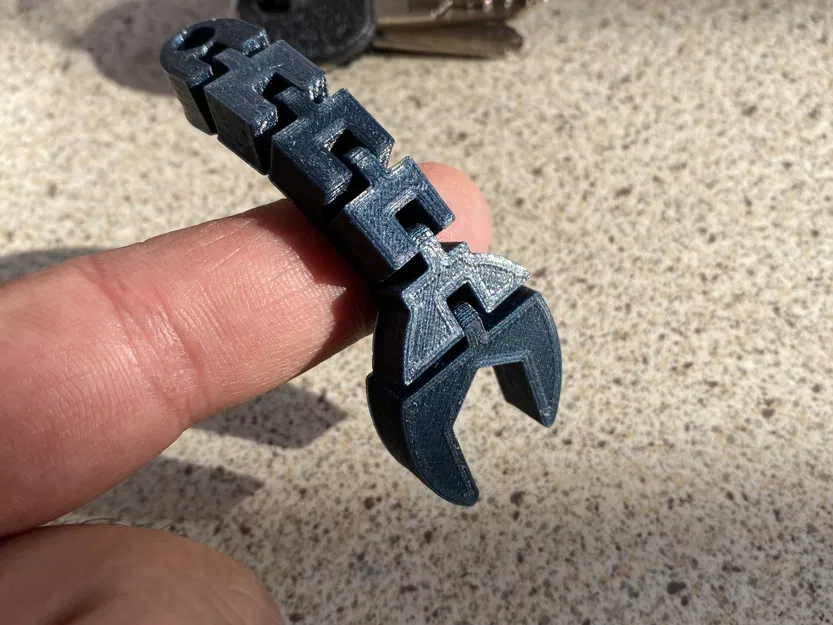 Móc khóa cờ lê linh hoạt - Image 2