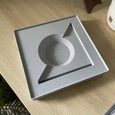 Giá đỡ vuông tốc độ Gridfinity 4.5" cho công cụ đo lường