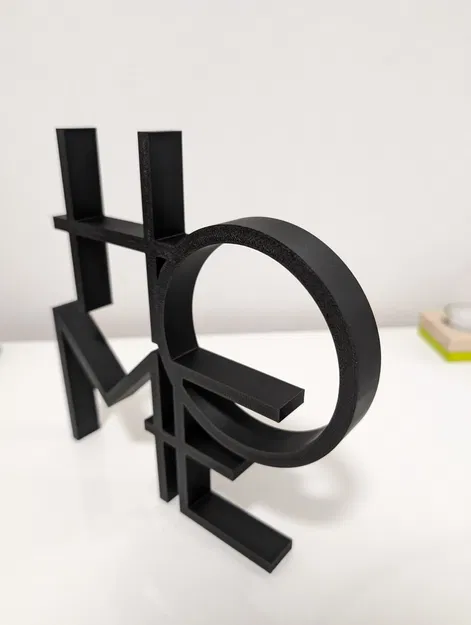 Nghệ thuật đường nét tối giản 'NHÀ - Image 2