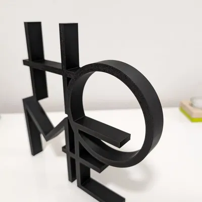 Nghệ thuật đường nét tối giản 'NHÀ