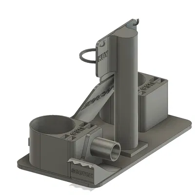 Giá đỡ bút đa chức năng với không gian để điện thoại