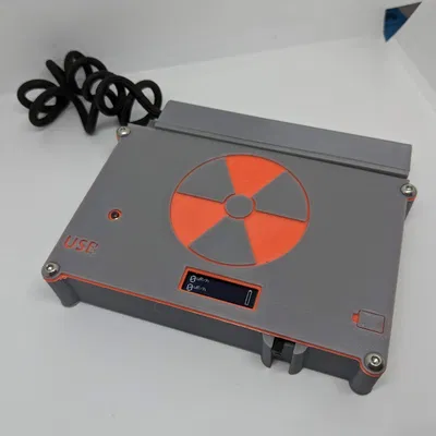 Vỏ bảo vệ cho máy đo bức xạ Geiger sử dụng Arduino