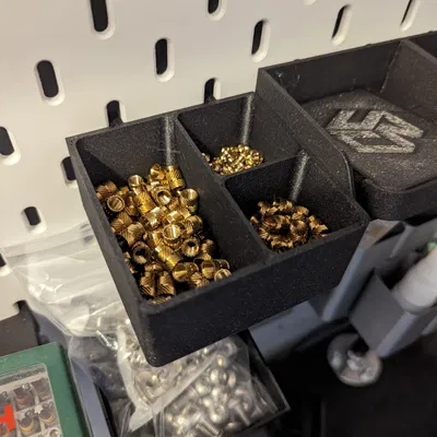 Khay Skadis nhỏ cho ốc vít và chèn nhiệt