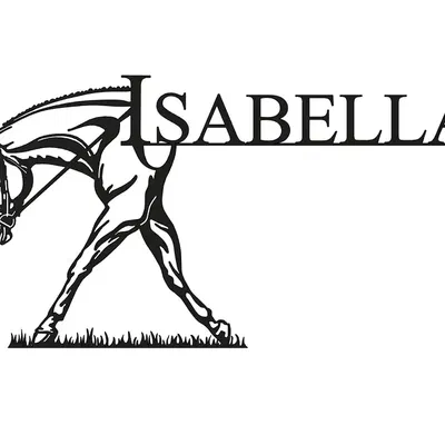 Ngựa Isabella đi trên cỏ