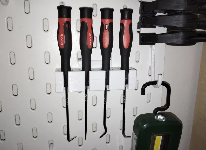 Giá đỡ dụng cụ cho tua vít và móc treo IKEA Skadis - Image 1