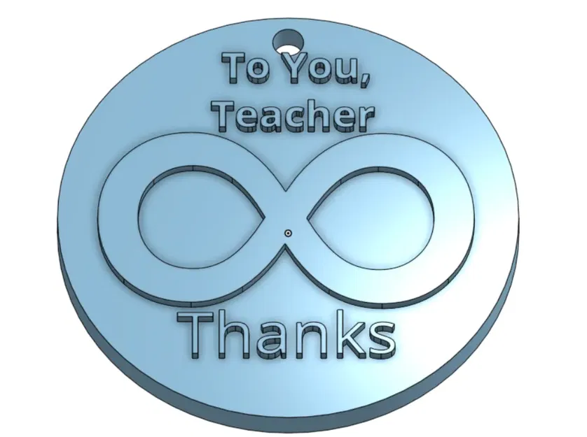 Móc khóa quà tặng cho giáo viên Tiếng Anh và Toán - Image 1