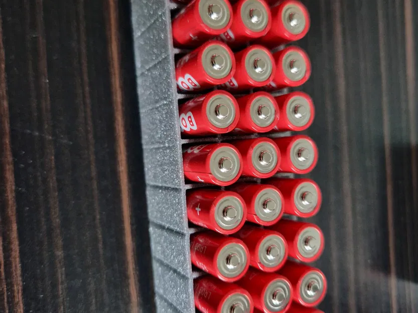 Hộp lưu trữ pin AAA cho ngăn kéo hoặc tủ - Image 1