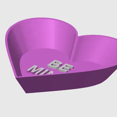 Đĩa kẹo trái tim cho ngày Valentine