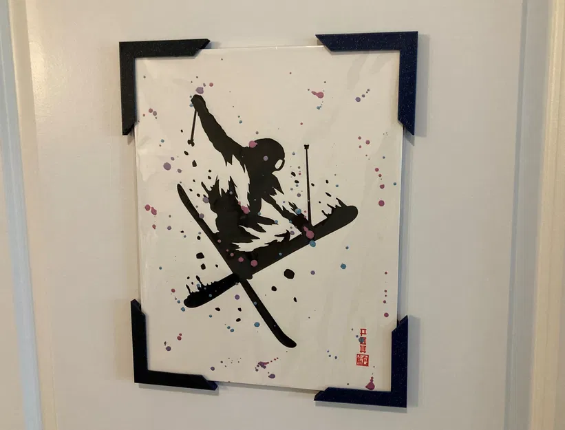 Góc khung tranh treo nghệ thuật bằng dải dính Command - Image 1