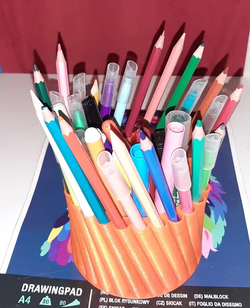 Giá đỡ bút chì/bút bi tùy chỉnh bằng OpenScad - Image 2