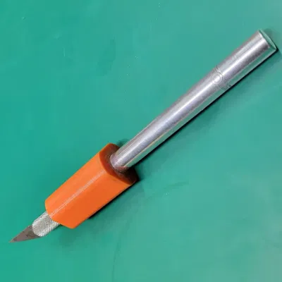 Cán bút và dao Exacto công thái học với tay cầm đệm