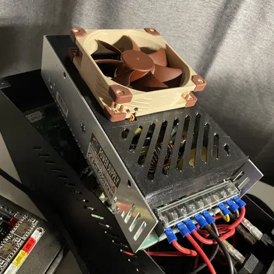 Nắp PSU CR-10S cho quạt 92mm Noctua