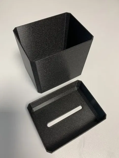 Hộp đơn giản với 2 loại nắp, kích thước 10x7,5x10 cm - Image 1