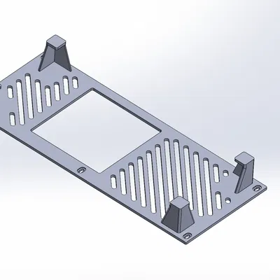 Đế dưới của hộp điều khiển CR-10/S với chân cho quạt PSU ...