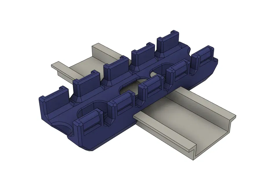 Giá đỡ dây RatRig hỗ trợ ray DIN 35mm - Image 1