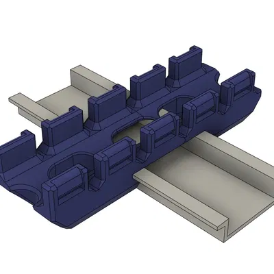 Giá đỡ dây RatRig hỗ trợ ray DIN 35mm