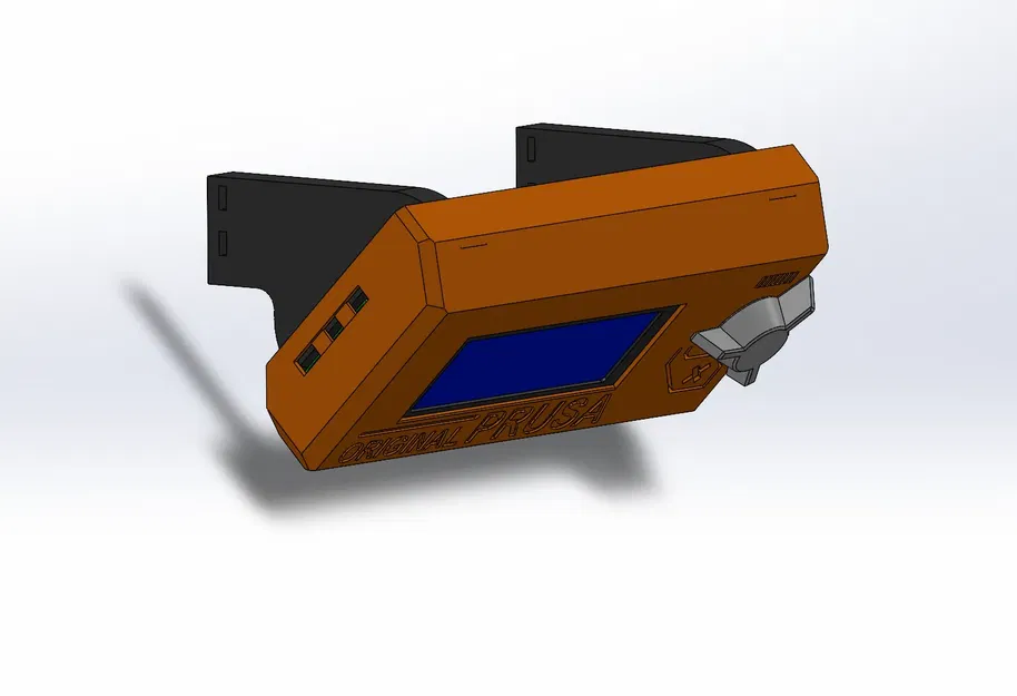 Giá đỡ LCD nghiêng 45° cho máy in Prusa MK3 - Image 1