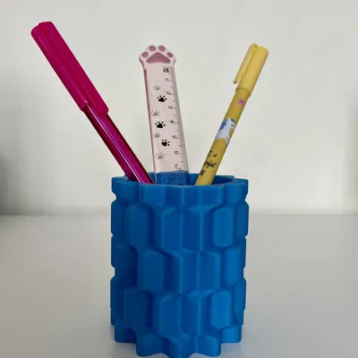 Giá đỡ bút hình bình hoa trang trí