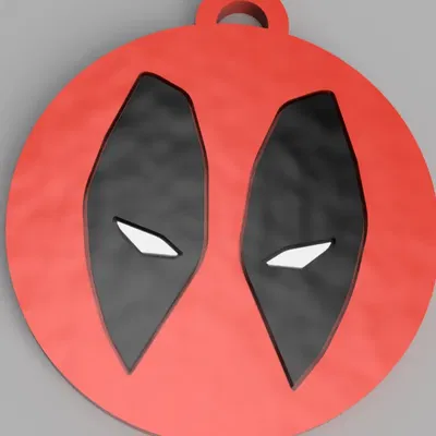 Móc khóa Deadpool đa màu sắc