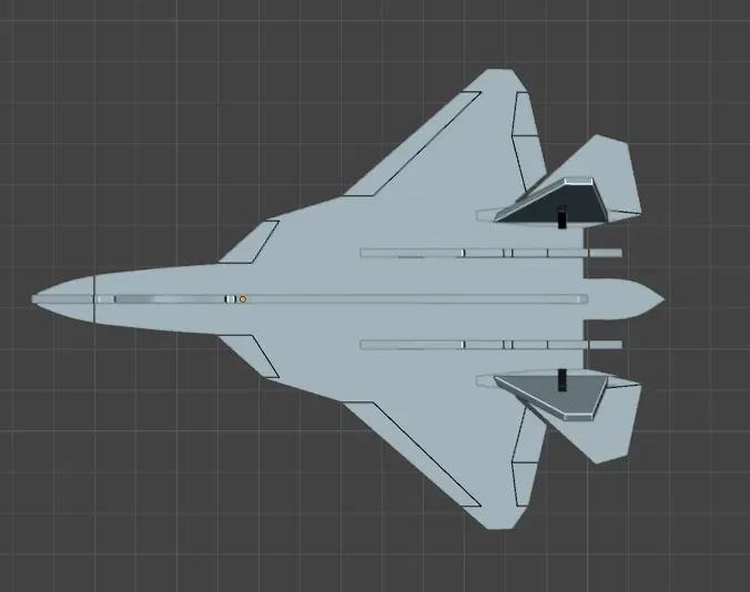 Mô hình mô phỏng máy bay chiến đấu SU-57 Felon