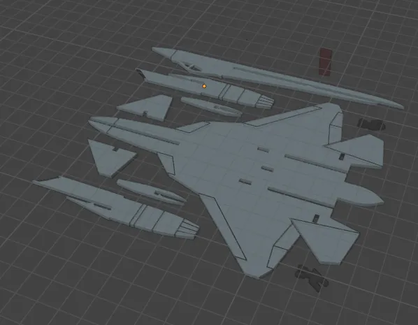 Mô hình mô phỏng máy bay chiến đấu SU-57 Felon - Image 3