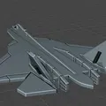 Mô hình mô phỏng máy bay chiến đấu SU-57 Felon - Thumbnail 4