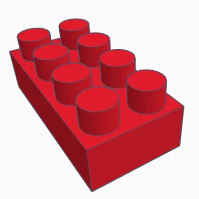 Gạch xây dựng 2x4 trong bộ sưu tập brickit