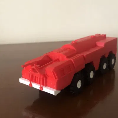 Xe cứu hỏa MAZ 7310/MAZ 543 tỉ lệ 1:72, 1:35 in màu