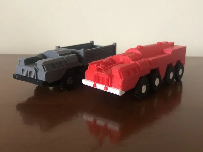 Xe cứu hỏa MAZ 7310/MAZ 543 tỉ lệ 1:72, 1:35 in màu - Image 3