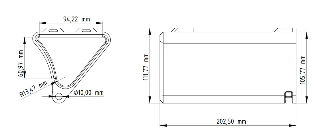 Ngăn chứa Simson S51 dưới yên xe với file FreeCAD - Image 2