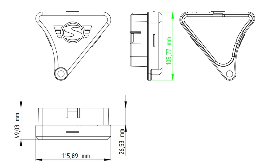 Ngăn chứa Simson S51 dưới yên xe với file FreeCAD - Image 3