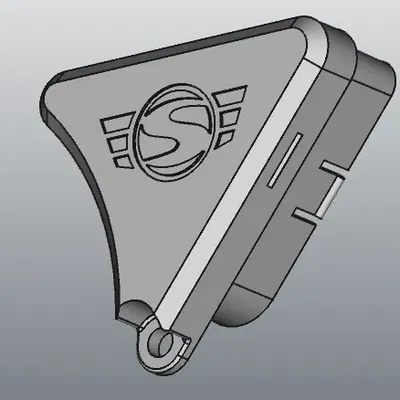 Ngăn chứa Simson S51 dưới yên xe với file FreeCAD