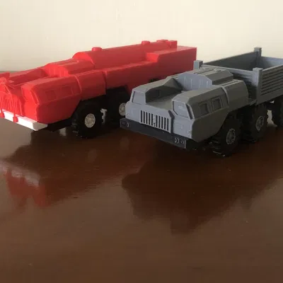 Xe tải quân sự MAZ 7310/MAZ 543 in màu tỷ lệ 1:72, 1:35