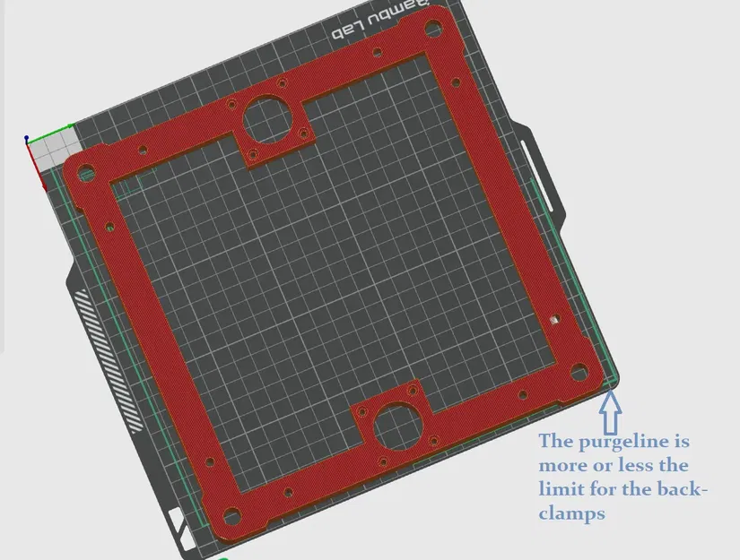 Kẹp giường Bambulab X1 cho mô hình in lớn - Image 2