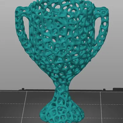 Cúp voronoide nghệ thuật độc đáo