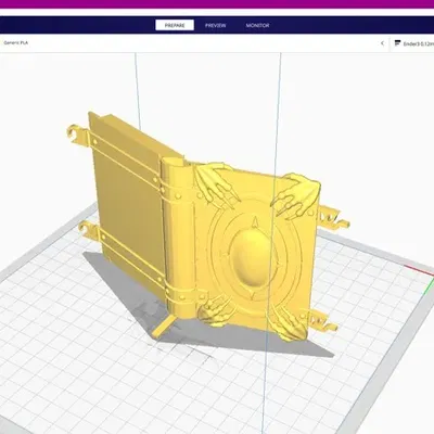 Mô hình Binding of Ipos từ Guild Wars 2 với giá đỡ in 3D