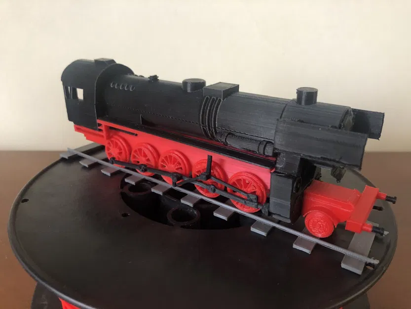 Đầu máy xe lửa BR52 nhiều màu sắc dễ in - Image 3