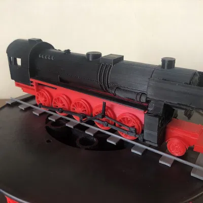 Đầu máy xe lửa BR52 nhiều màu sắc dễ in