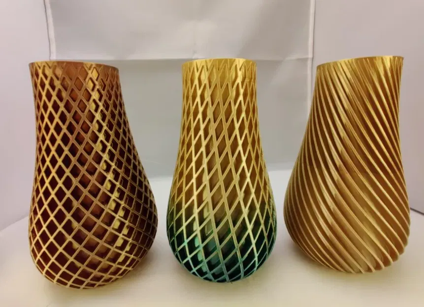 Bình hoa xoắn ốc 150mm in 3D - Image 2