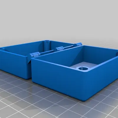 Hộp có bản lề và khóa từ tính Parametric (F360)