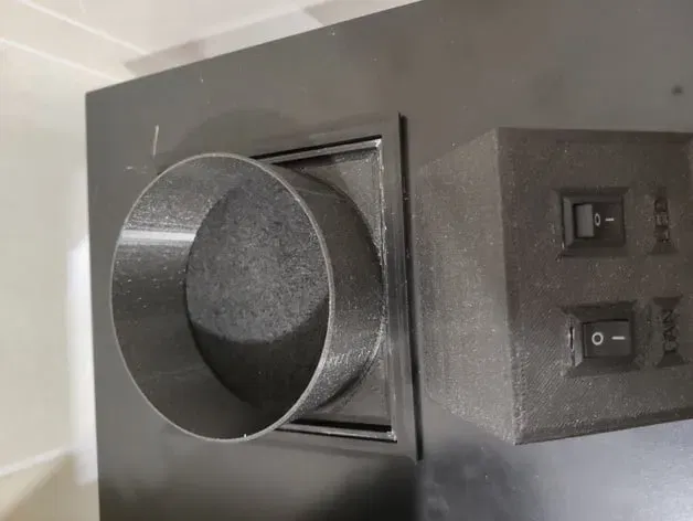 Hệ thống thông gió cho hộp ikea Lack với bộ lọc carbon - Image 1