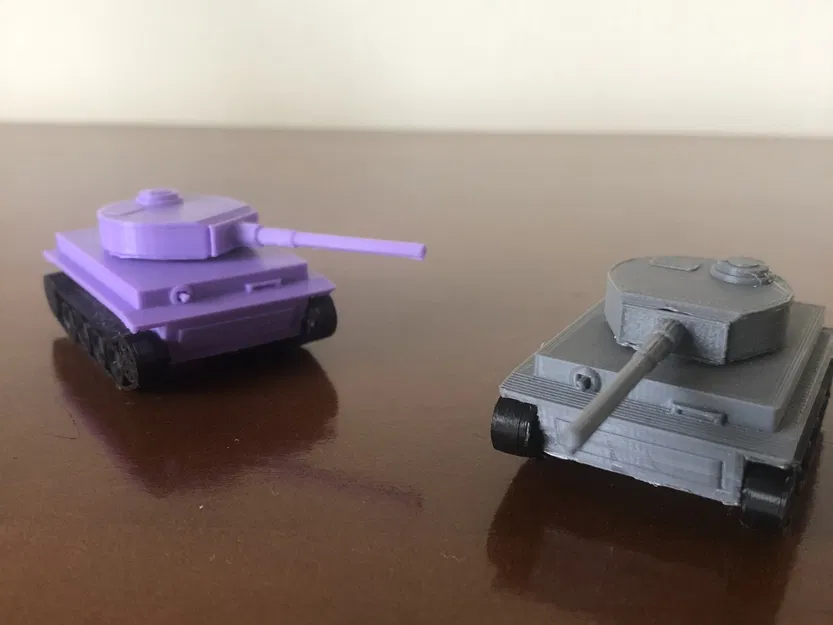 Xe tăng hổ dễ thương in 3D cho trẻ em - Image 1