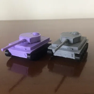 Xe tăng hổ dễ thương in 3D cho trẻ em