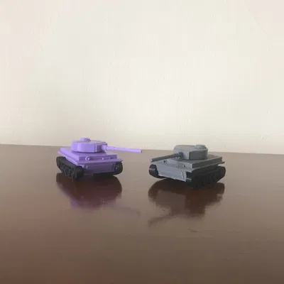 Xe tăng hổ dễ thương in 3D cho trẻ em